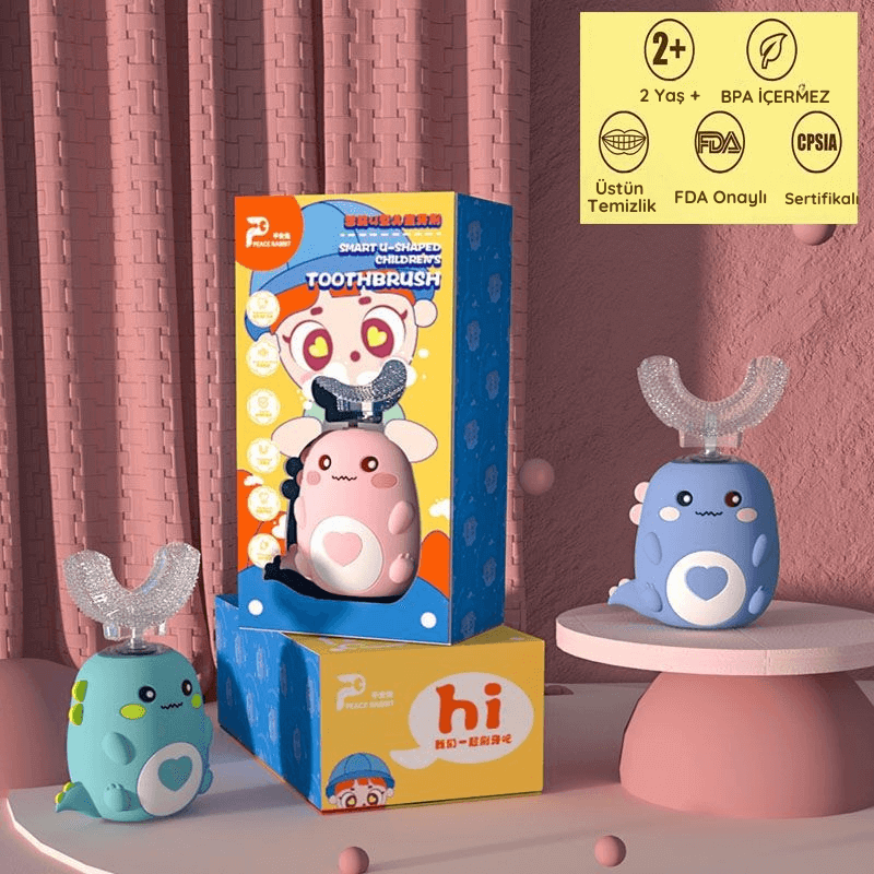 Somnara VitaBrush Kids whimsical toothbrushes for kids, featuring playful colors and design, promoting dental hygiene.